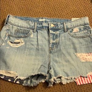 NEVER WORN JEAN SHORTS